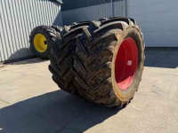 Roues, Pneus, Jantes, Barillets Jumelage Michelin 900/50R42 MachXbib Fendt Velgen