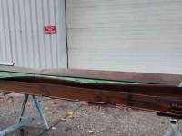 Convoyeur  Transportband vlakke band / flat belt conveyor belt / flachband förderband 4100X540 mm