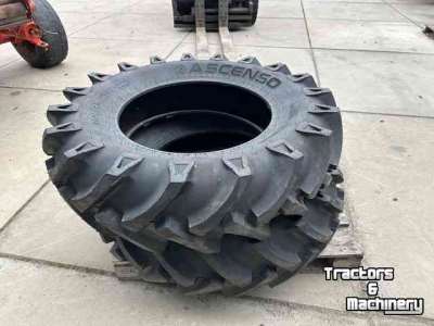 Roues, Pneus, Jantes, Barillets Jumelage  14.9 28       2 stuks