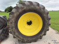 Roues, Pneus, Jantes, Barillets Jumelage  Michelin MachXBib 710/70R42 en 600/70R28 John Deere