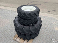 Roues, Pneus, Jantes, Barillets Jumelage Mitas 360/70R24 + 240/70R16 Set Wielen