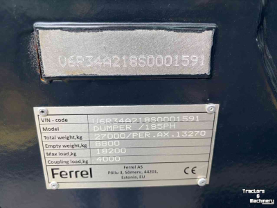 Benne agricole  Ferrel Kipper 185PH