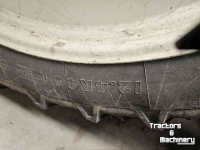 Roues, Pneus, Jantes, Barillets Jumelage  12.4R46 + 420/70R28