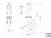 Matériel de déneigement Qmac Loopwiel SP160X50