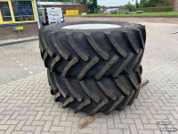 Roues, Pneus, Jantes, Barillets Jumelage Mitas 650/65R38 incl. vaste NH velg set