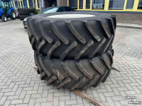 Roues, Pneus, Jantes, Barillets Jumelage Mitas 650/65R38 incl. vaste NH velg set