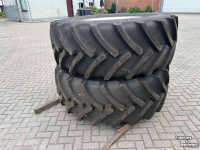 Roues, Pneus, Jantes, Barillets Jumelage Mitas 650/65R38 incl. vaste NH velg set