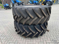 Roues, Pneus, Jantes, Barillets Jumelage Mitas 650/65R38 incl. vaste NH velg set