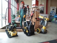Plaques vibrantes Bomag BT + BPR, Trilplaat