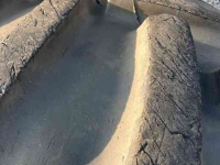 Roues, Pneus, Jantes, Barillets Jumelage Mitas SFT Mitas banden 2x 600/70R30 30mm en 1x 710/70R42  40mm