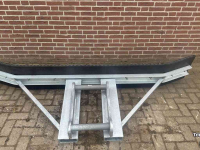 Rabot caoutchouc  Rubberschuif / Erfschuif / Mestschuif / Sneeuwschuif met S60 aansluiting