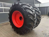 Roues, Pneus, Jantes, Barillets Jumelage Trelleborg 650/85R38 TM900 90%