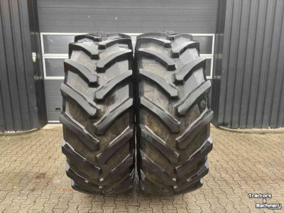 Roues, Pneus, Jantes, Barillets Jumelage Trelleborg 650/85R38 TM900 90%