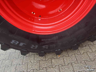 Roues, Pneus, Jantes, Barillets Jumelage Trelleborg 650/85R38 TM900 90%