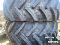 Roues, Pneus, Jantes, Barillets Jumelage Alliance 520/70R38