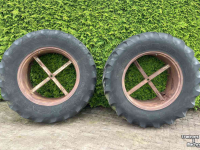 Roues, Pneus, Jantes, Barillets Jumelage Good Year 18.4 - R38 dubbellucht diversen