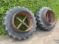 Roues, Pneus, Jantes, Barillets Jumelage Good Year 18.4 - R38 dubbellucht diversen
