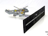 Panneau coulissant de fourrage Qmac Modulo rubber voerveegschuif aanveegschuif lepelinsteek