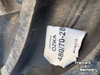 Roues, Pneus, Jantes, Barillets Jumelage  480/70r28