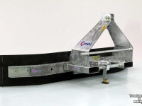 Rabots à lisier Qmac Modulo Rubberschuif Rubberschaaf Rubberbord 3punt lepelinsteek