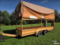 Remorque porte-machines Kersten 4t kuip dieplader 550x198cm oprijwagen