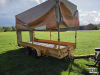Remorque porte-machines Kersten 4t kuip dieplader 550x198cm oprijwagen