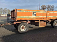Remorque  Landbouwwagen plattewagen aanhanger balenwagen
