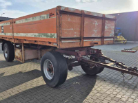 Remorque  Landbouwwagen plattewagen aanhanger balenwagen
