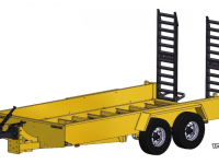 Remorque porte-machines Harcon KOW 8000