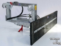 Rabot caoutchouc Qmac Modulo rubberschuif straatschuif slijkschuif aanbouw Merlo