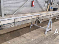 Convoyeur  8500X420 MM TRANSPORTBAND VLAKKE BAND FLAT BELT CONVEYOR BELT FLACHBAND FÖRDERBAND