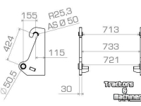 Autres matériel de terrassement et de chantier Qmac HAKENSET: AHLMAN AZ 6 T/M AZ 85 STD