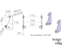 Autres matériel de terrassement et de chantier Qmac HAKENSET: AHLMAN AZ 6 T/M AZ 85 STD