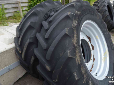 Roues, Pneus, Jantes, Barillets Jumelage Michelin 540/65r30