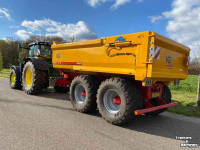 Tracteur John Deere 6175R Tractor 220 Pk + Gronddumper Tandemasser (22 ton)