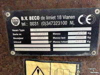 Mât de levage Beco Hefmast MZ1 Volvo shovel ophanging Hijsjip