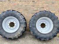 Roues, Pneus, Jantes, Barillets Jumelage Michelin 16.9R24 30% Agribib