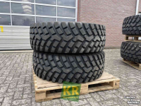 Roues, Pneus, Jantes, Barillets Jumelage BKT 480/80R34 IND (18.4R34) Ride Max + 400/80R24 IND (14.9 R24) Ride max