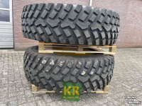Roues, Pneus, Jantes, Barillets Jumelage BKT 480/80R34 IND (18.4R34) Ride Max + 400/80R24 IND (14.9 R24) Ride max
