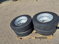 Roues, Pneus, Jantes, Barillets Jumelage  215/75R17.5 dubbellucht