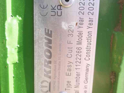Faucheuse Krone Frontmaaier 320 F Easycut