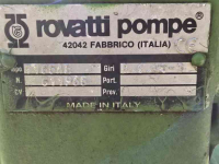 Pompe à eau Rovatti 165AE aftakas pomp
