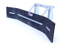 Rabot caoutchouc Qmac Rubber yard scraper 2.70 mtr hookup Weidemann