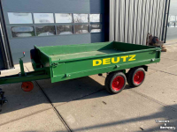 Benne agricole Deutz 3 tons Kipwagen kiepwagen kipper kieper tandemas met kenteken