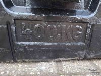 Poids frontaux Pateer Pateer 400 kg gewicht frontgewicht contragewicht beton