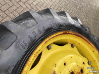 Roues, Pneus, Jantes, Barillets Jumelage Alliance 11.2R32 en 12.4R46 op velg