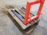 Autres matériel et accessoires de horticulture  Palletdrager 750 kg met verstelbare lepels