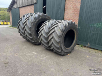 Roues, Pneus, Jantes, Barillets Jumelage Michelin 900/60R42 710/60R34