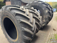 Roues, Pneus, Jantes, Barillets Jumelage Michelin 900/60R42 710/60R34
