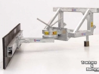 Autres matériel et accessoires d´étable Qmac Modulo Rubber barn scraper 180cm Euro hookup